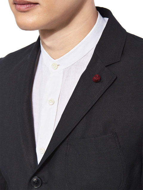 3-Button Lightweight Linen Jacket