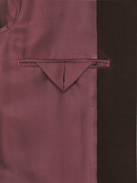 Mandarin Collar 5-button Velvet Jacket