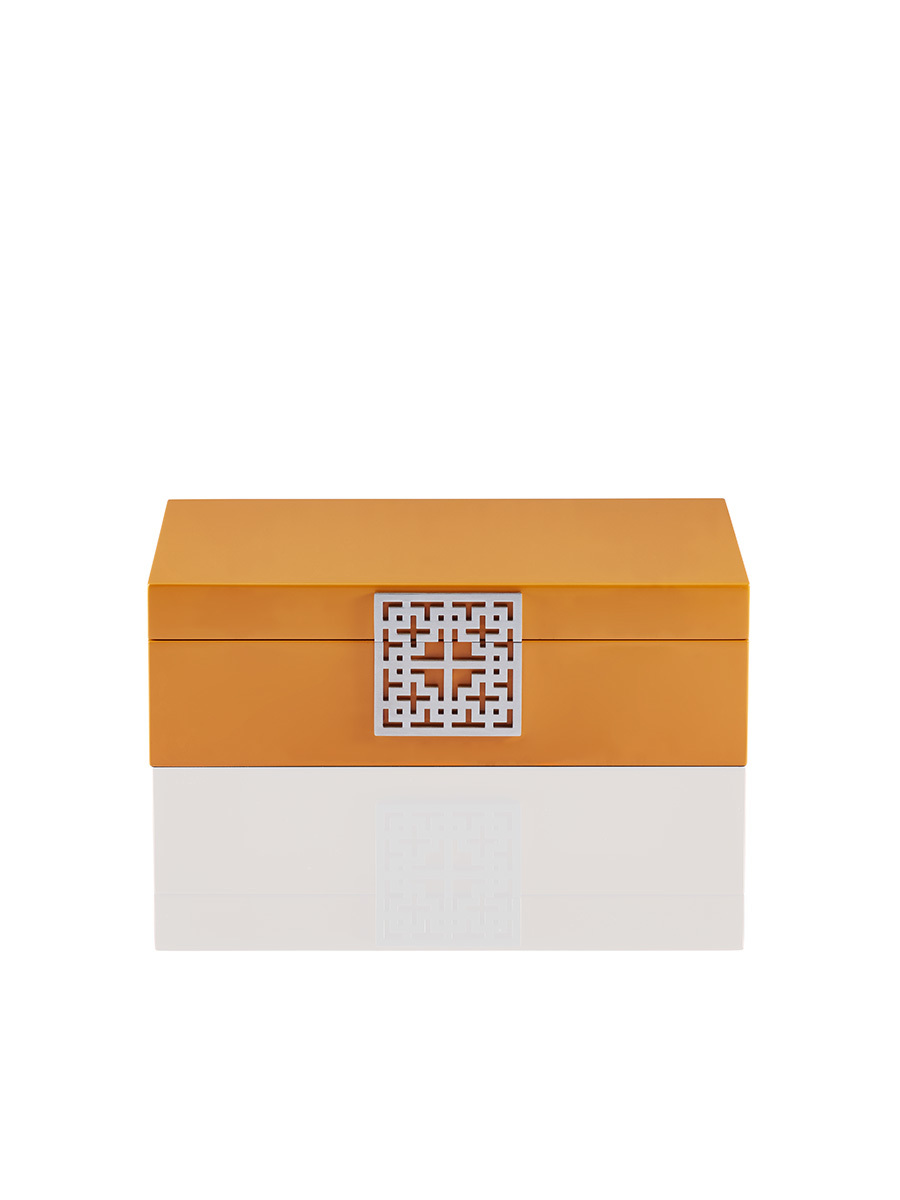 Lattice Lacquer Jewellery Box – Medium