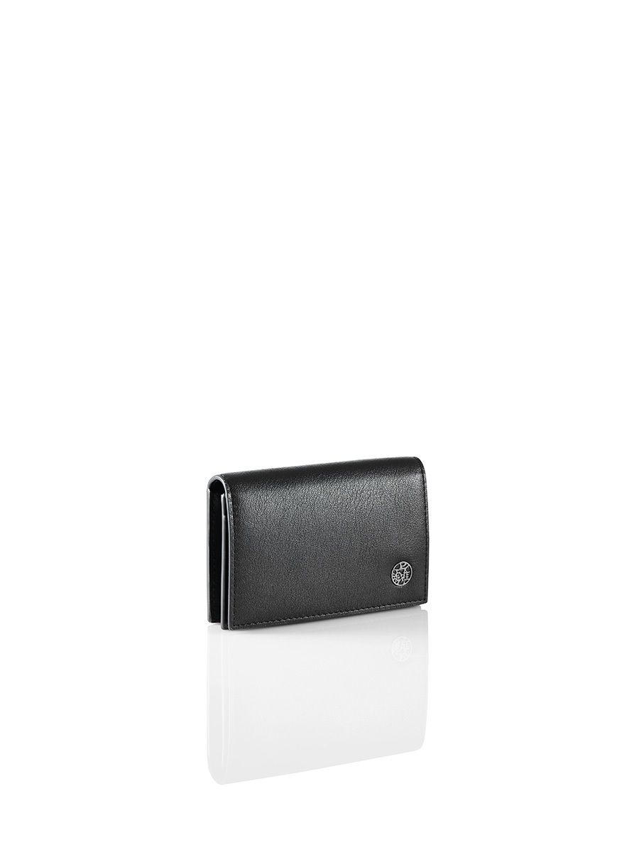 Leather Card Holder with Flap