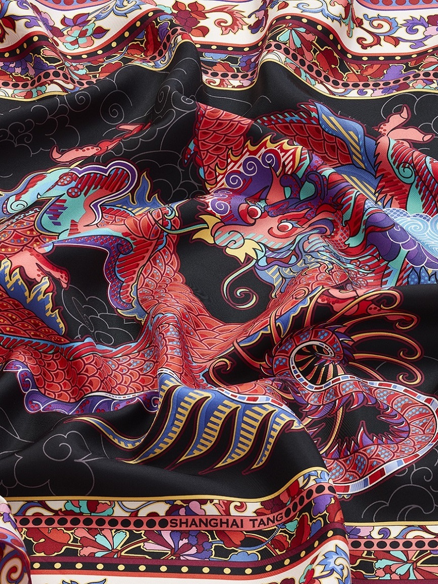 Dragon Silk Twill Foulard