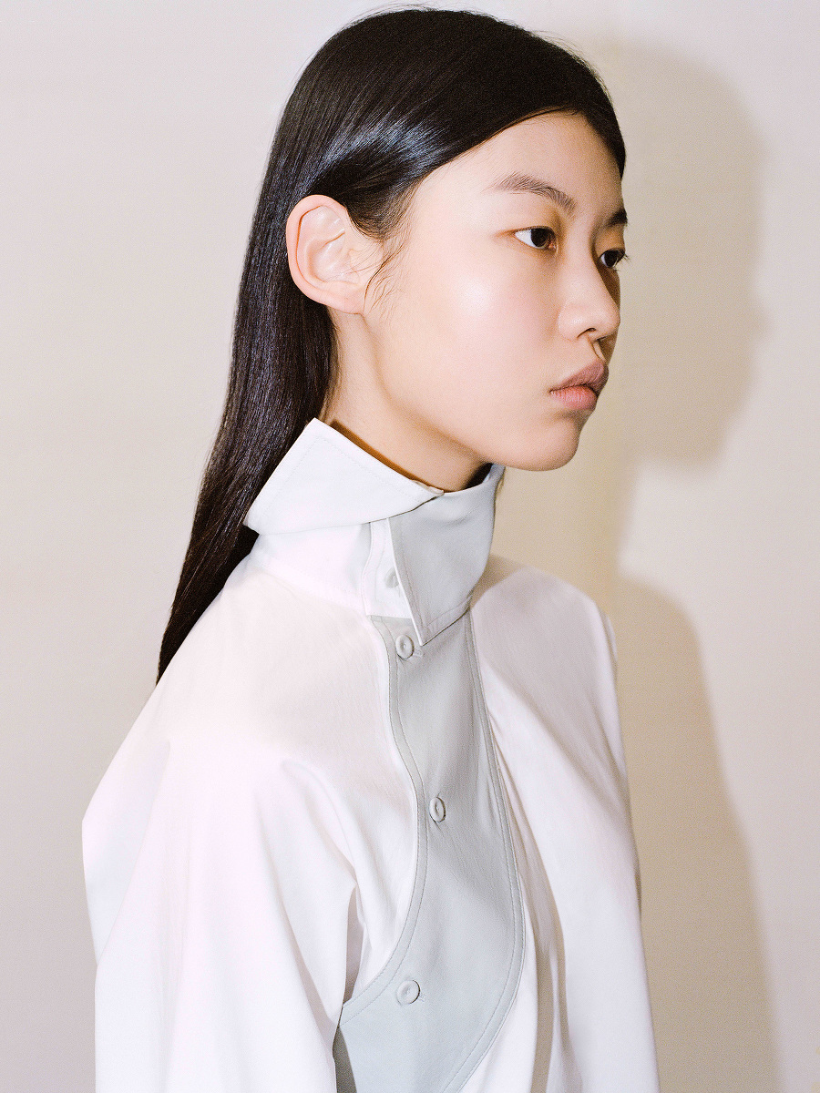 Yuni Ahn for Shanghai Tang Split Qipao Collar Blouse